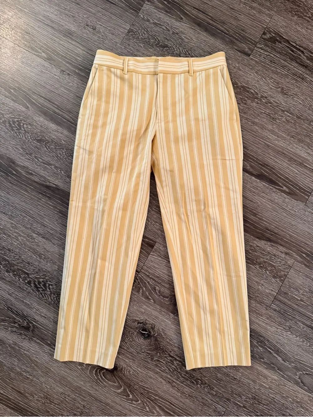 Club Monaco Yellow Stripe Pants